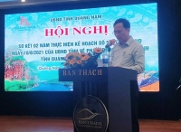 Hội nghị sơ kết 02 năm thực hiện Kế hoạch số 5177/KH-UBND ngày 10/8/2021 của UBND tỉnh về phát triển du lịch xanh tỉnh Quảng Nam đến năm 2025.