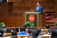 Thủ tướng Phạm Minh Chính trình bày báo cáo tại Kỳ họp thứ 6, Quốc hội khóa XV