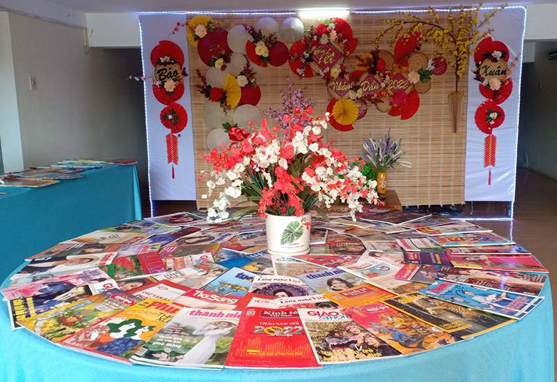 Thư viện tỉnh Quảng Nam trưng bày sách báo Mừng Đảng Mừng Xuân Nhâm Dần 2022