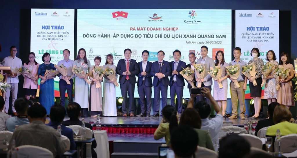 14 doanh nghiệp, cơ sở hoạt động du lịch tại Quảng Nam cam kết thực hiện Bộ tiêu chí Du lịch xanh Quảng Nam 2022