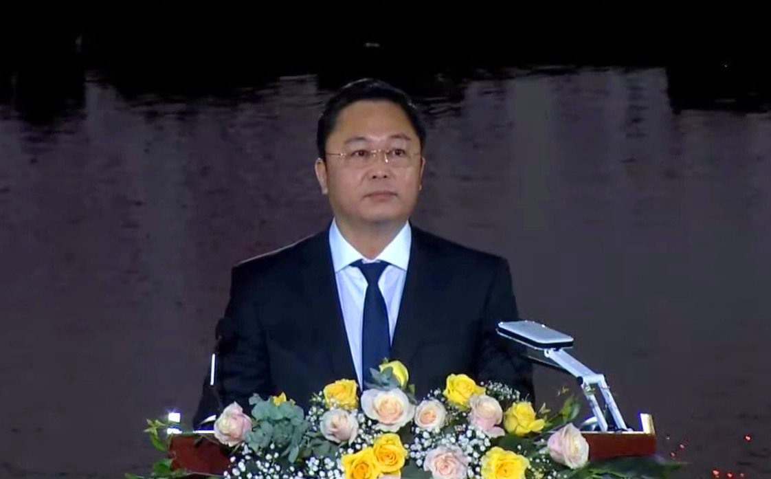 Chủ tịch UBND tỉnh Quảng Nam Lê Trí Thanh phát biểu khai mạc Năm du lịch quốc gia 2022