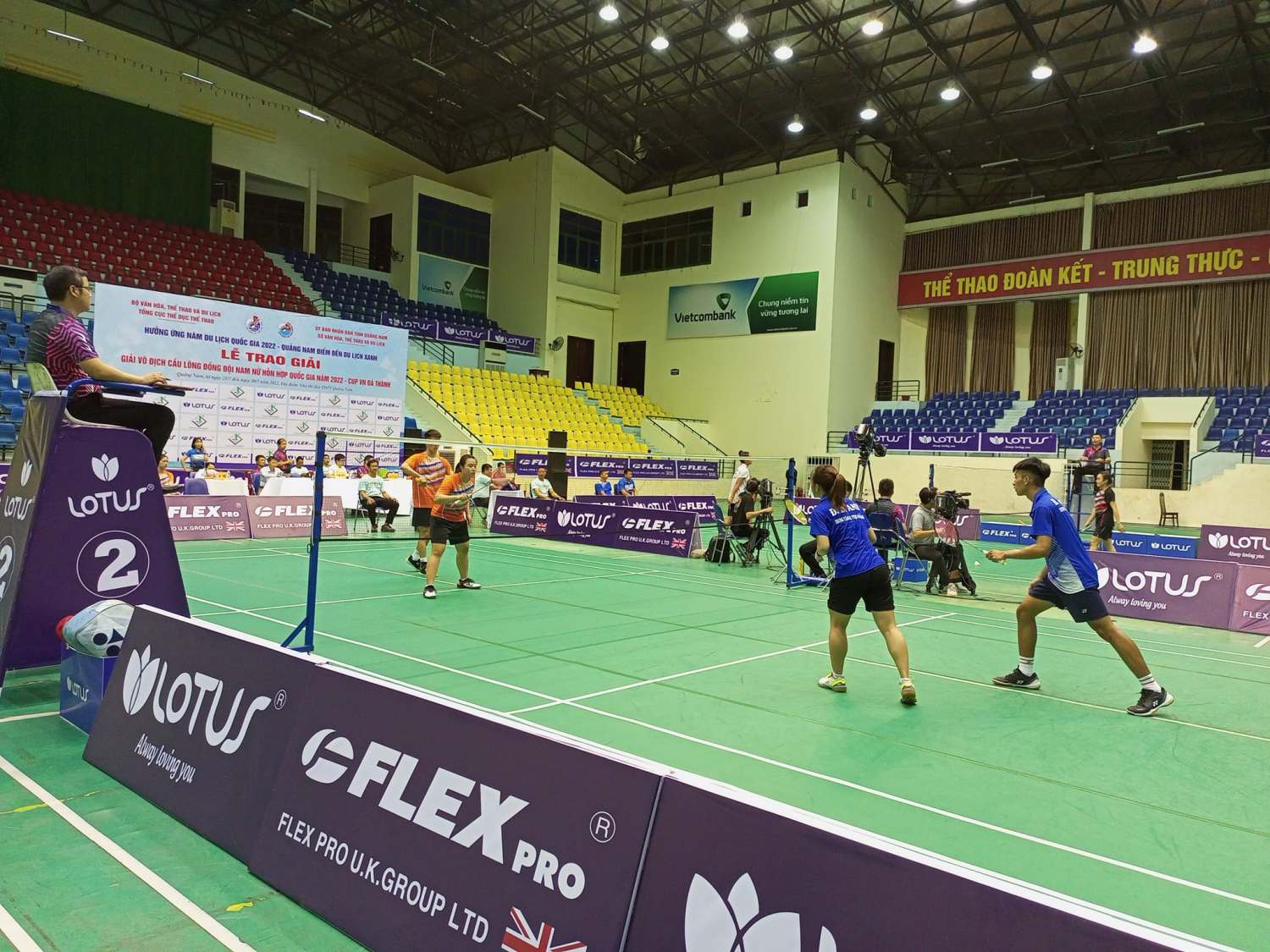 Khai mạc giải Vô địch cầu lông đồng đội hỗn hợp nam nữ quốc gia năm 2022 cúp VN Đà Thành