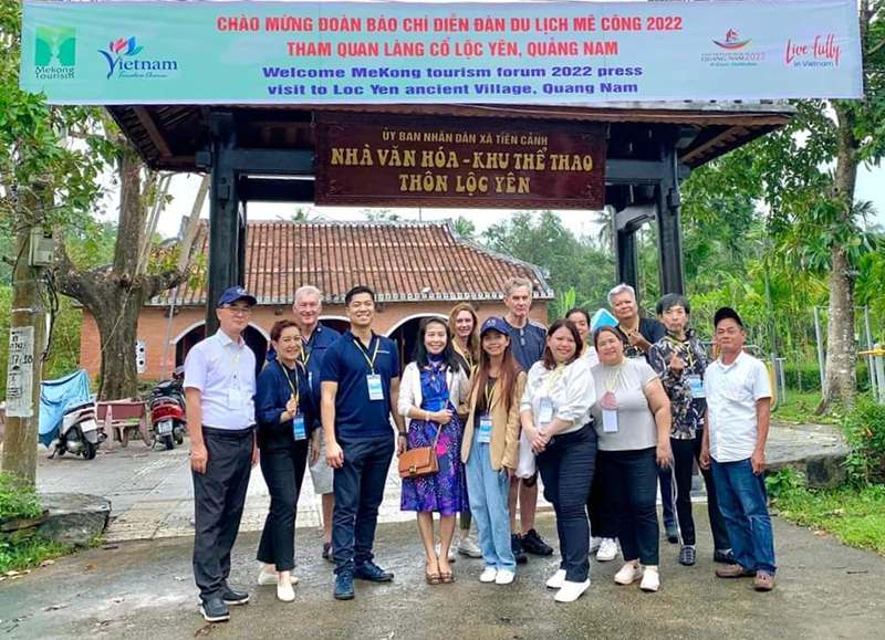 Đoàn Báo chí quốc tế tham quan và tìm hiểu du lịch tại huyện Tiên Phước