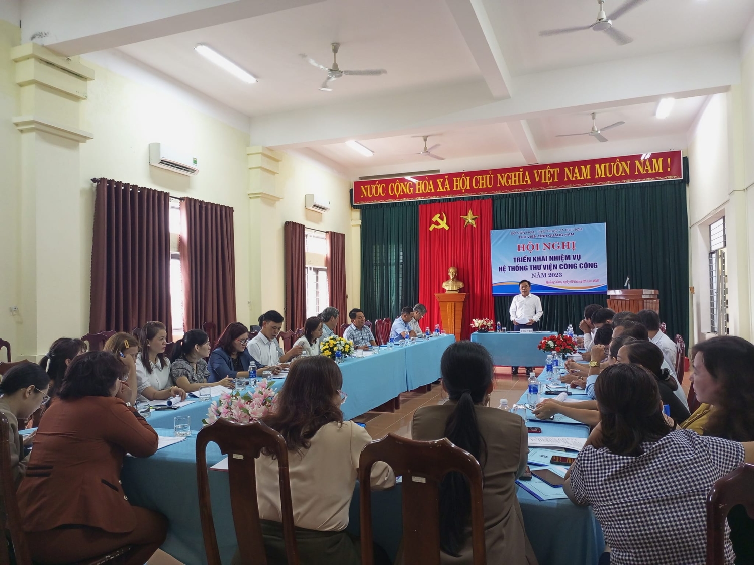 Hội nghị Triển khai nhiệm vụ công tác trong hệ thống thư viện công cộng tỉnh Quảng Nam năm 2023