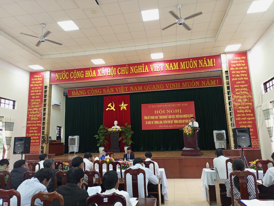 Huyện Phú Ninh tổng kết phong trào “Toàn dân đoàn kết xây dựng đời sống văn hóa” năm 2022, triển khai nhiệm vụ năm 2023