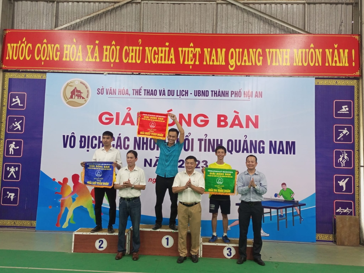Giải bóng bàn vô địch các nhóm tuổi tỉnh Quảng Nam năm 2023.