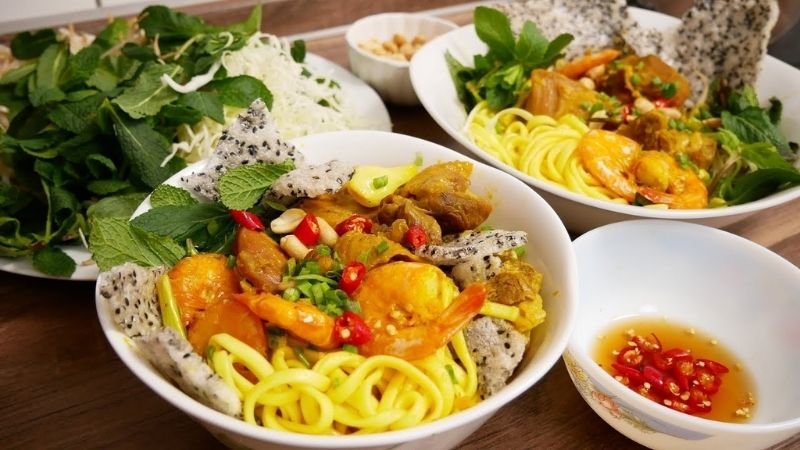 13 2 Mỳ Quảng là 1 trong 3 món ẩm thực tiêu biểu của Quảng Nam