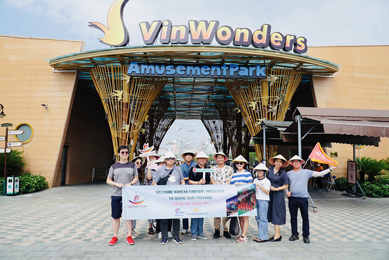 Đoàn famtrip, presstrip Hàn Quốc đến tham quan, khảo sát và tìm hiểu sản phẩm du lịch Quảng Nam