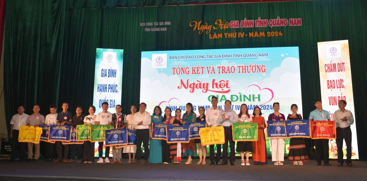 Bế mạc Ngày hội gia đình tỉnh Quảng Nam lần thứ IV, năm 2024