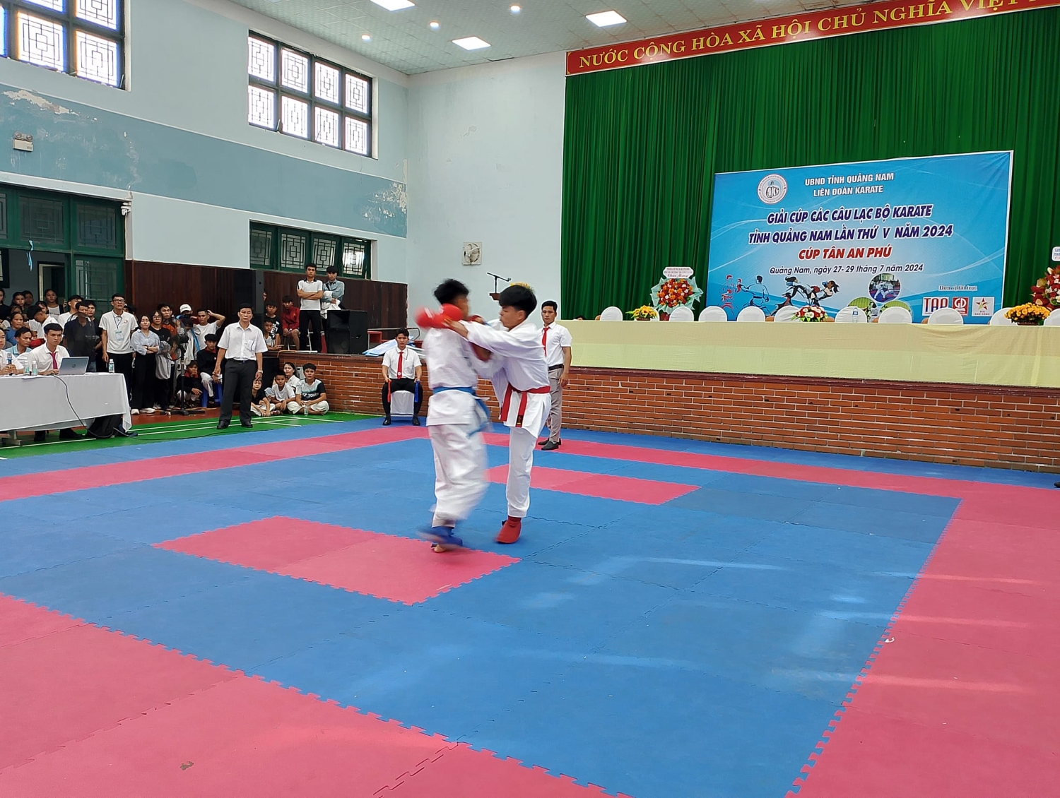 Giải Cúp các câu lạc bộ Karate tỉnh Quảng Nam 2024 tranh cúp Tân An Phú.