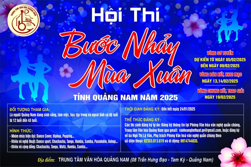 Hội thi “Bước nhảy mùa xuân" tỉnh Quảng Nam năm 2025.