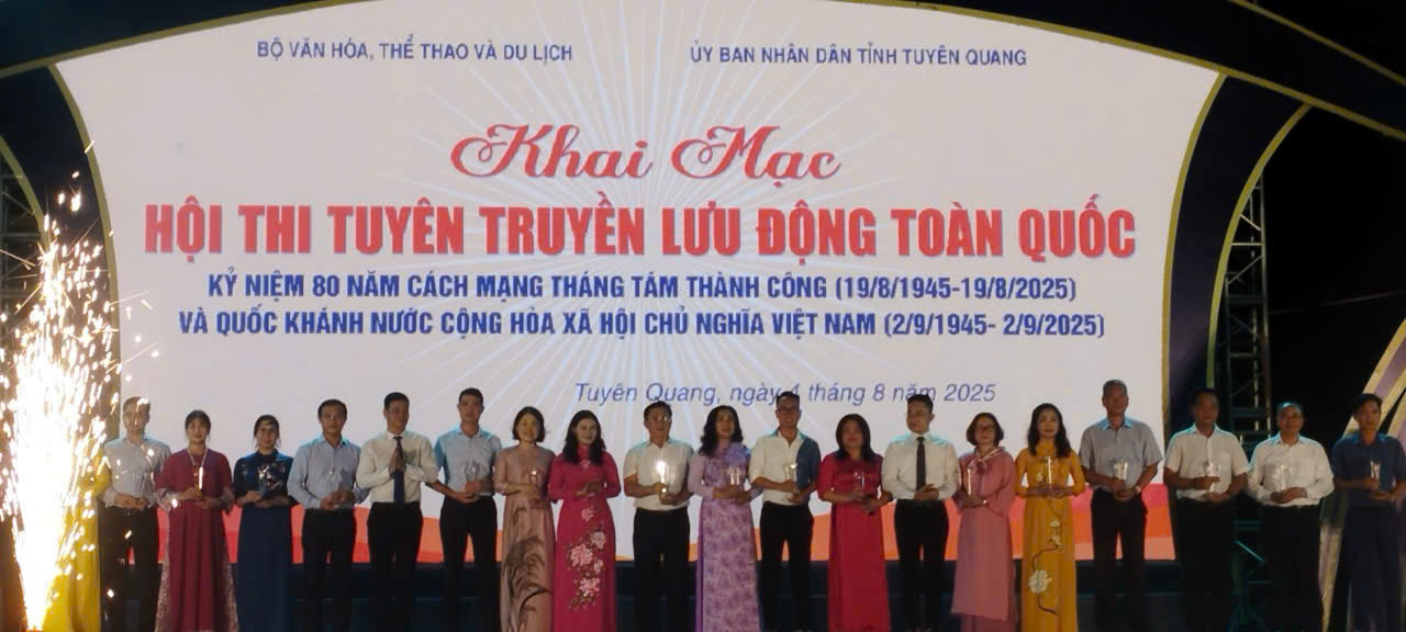 Trung tâm Văn hoá Quảng Nam (Sở Văn hóa, Thể thao và Du lịch TP. Đà Nẵng) tham gia Hội thi tuyên truyền lưu động toàn quốc năm 2025